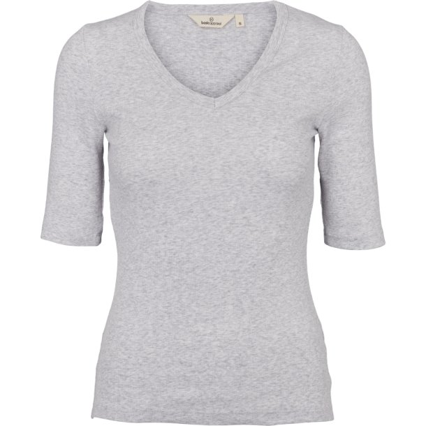 Ludmilla SS Tee GOTS - 318 Light Grey Mel.