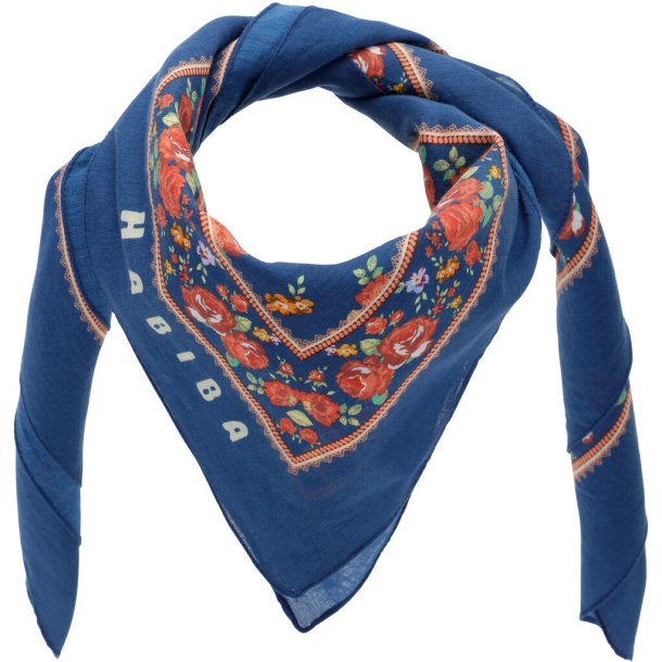 Rose Scarf Blue